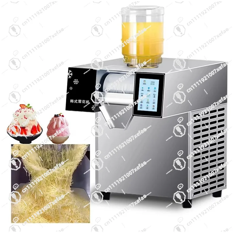 Continuous wiper ice crusher electric ice machine
