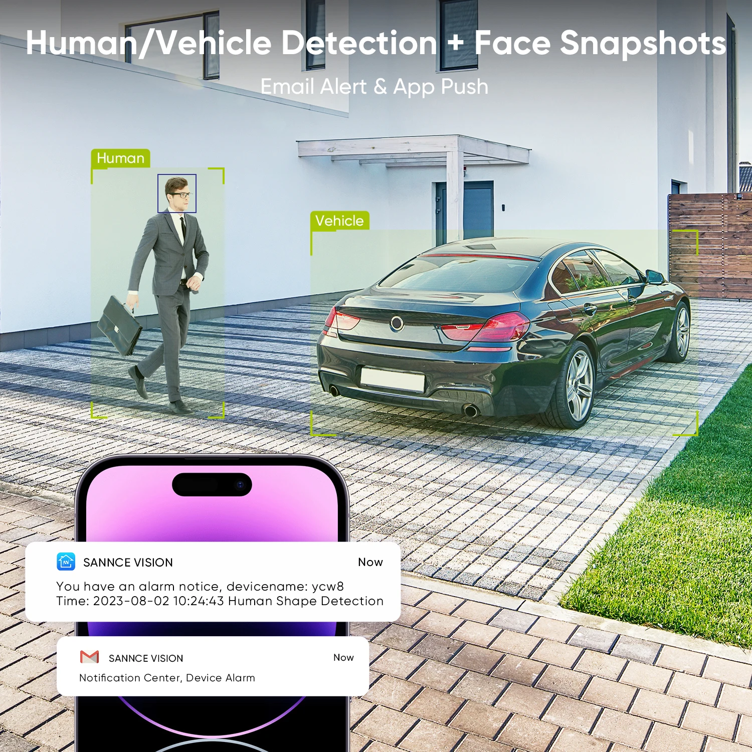 نظام مراقبة فيديو SANNCE 4K 8MP Ultra HD POE 8CH H.265+ NVR مع كاميرات مراقبة 8MP طقم CCTV صوت ثنائي الاتجاه