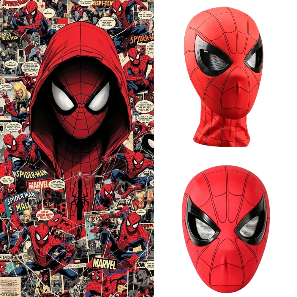 Anime Cosplay Real - NIEUW Masker Hoofddeksel Cosplay Bewegende Ogen