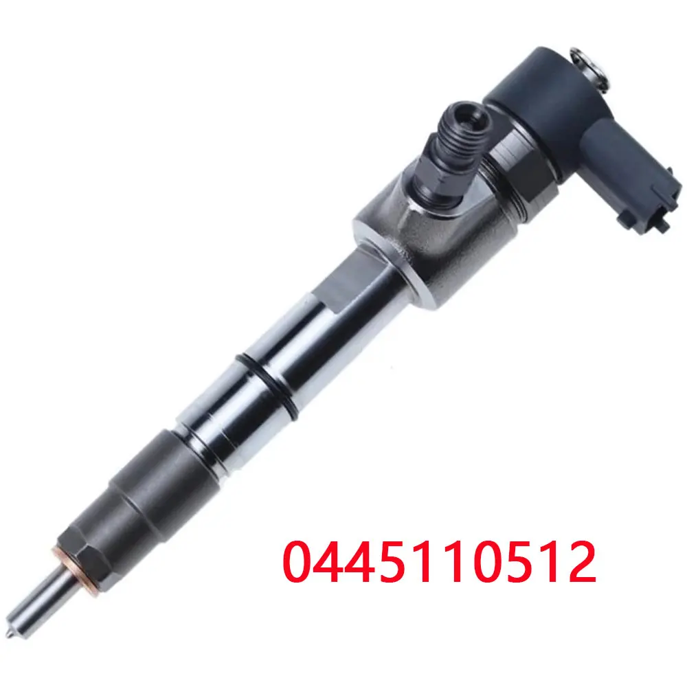 1 Uds inyector de combustible 0445110512 0445 110 512 0 445 110 512 para motor diésel JAC 2.8l