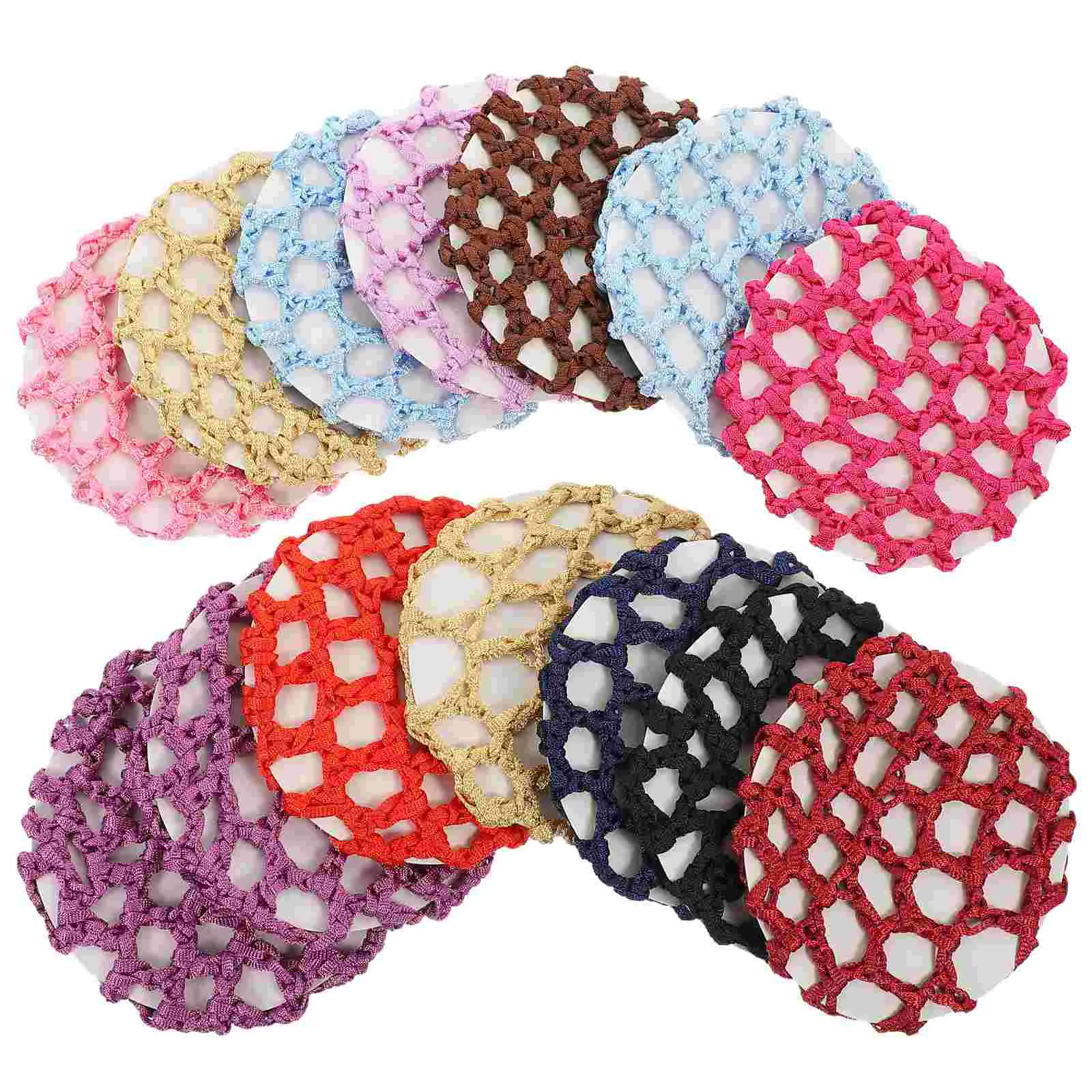 Bun Cover Net Hair Invisible Bag Band Women Snood for Dancer Fabric Profession Hairnet Staff