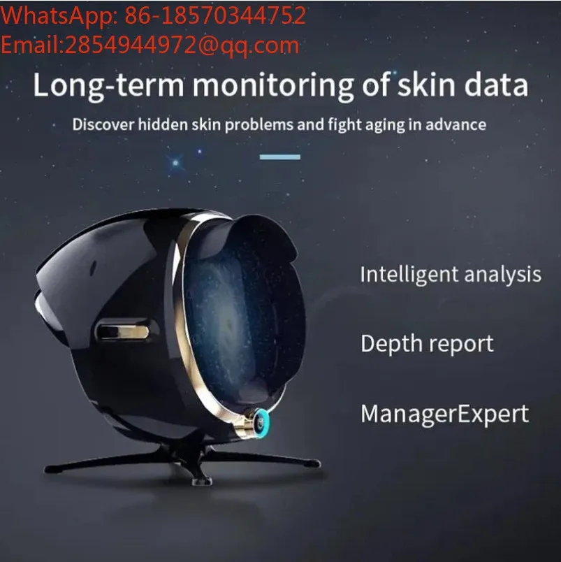 AI Intelligent Skin Analyzer Facial Detection Device Professional Beauty Salon Equipment Portable Skin Disease Scanner