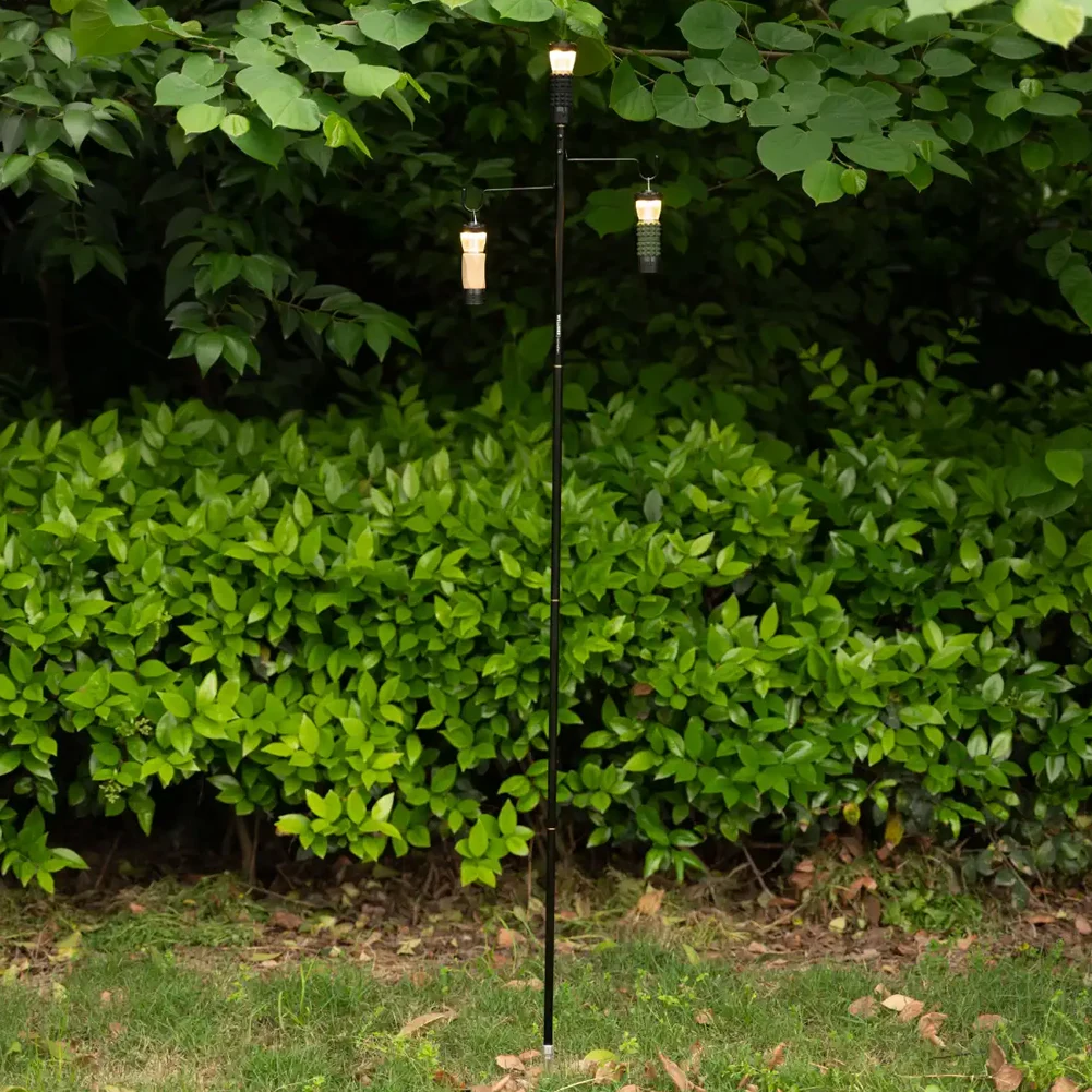 

Настольная подставка для светильника из алюминиевого сплава, держатель для уличной лампы, съемная подставка для кемпингового фонаря для походов, рыбалки на открытом воздухе