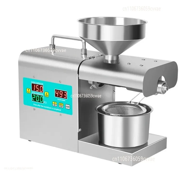 220V/110V Linseed Olive Kernel Stainless Steel Temperature Control Oil Press RG-311/RG-312 Hot and Cold Oil Press