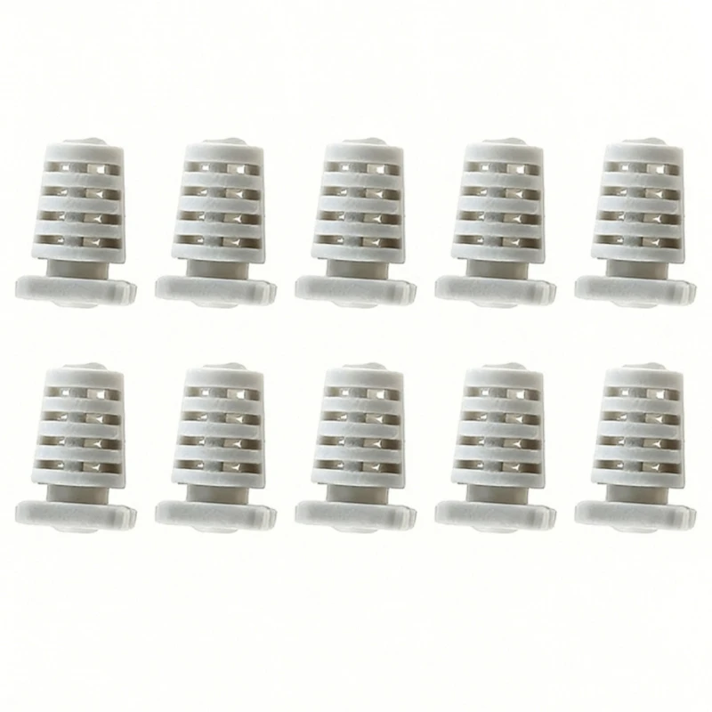  Clear Cable Strain Relief Clip PVC Cord Locks 10pcs for 3MM Wire & Power Cords