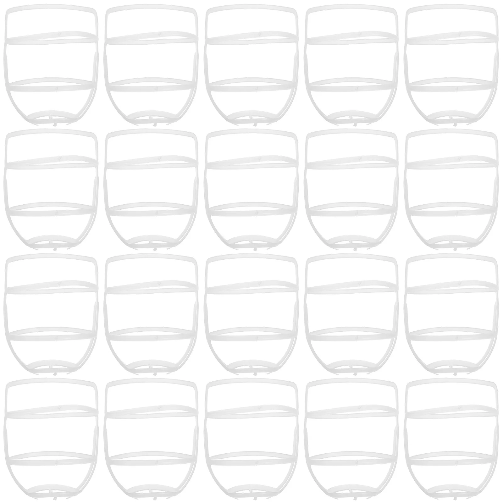 

20Pcs Thick Plastic Infusion Bottle Cages Reusable Hospital Accessories Saline Net Holder Dripping Stand Secure Fit