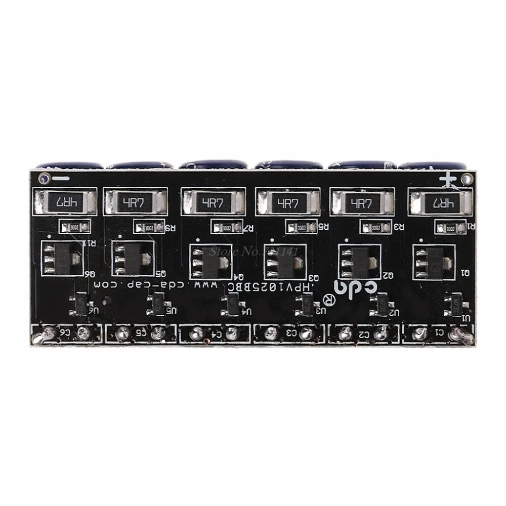 Capacitores super do módulo 2.7V 10F do capacitor 1F/2F Farad com placa de proteção Dropship