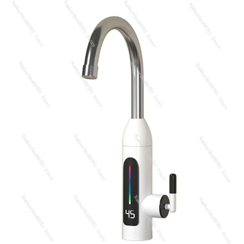 Electric Kitchen Heating Faucet Heater Hot Cold Dual-Use Tankless Water Quickly Heating Tap With LED Display EU Plug