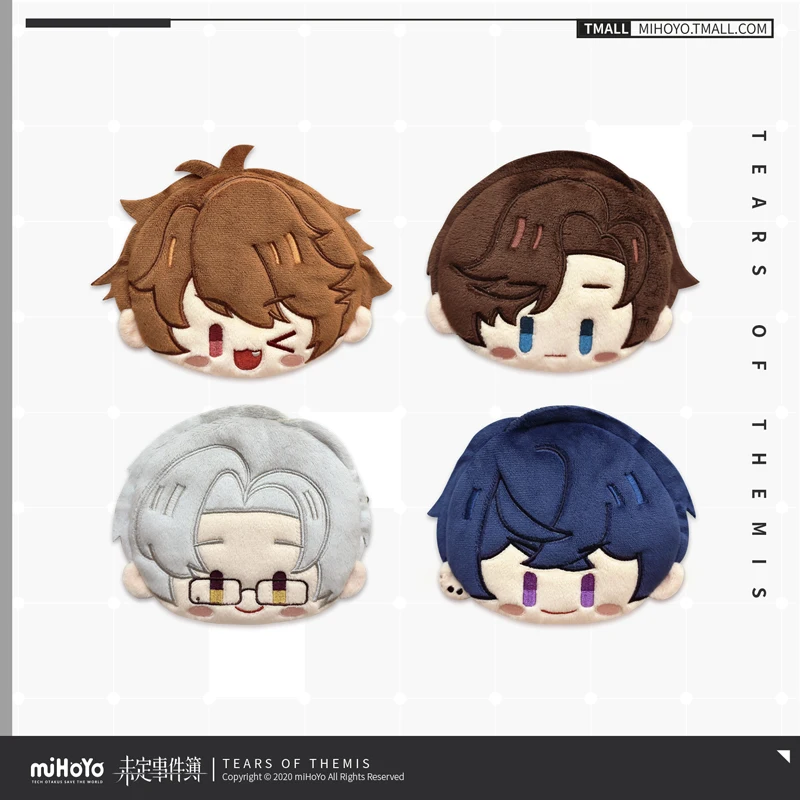 Official MiHoYo Tears of Themis Coin Purse Raven Libra Adjudicator King Kawaii Plush Soft Mini Wallet Anime Prop Birthday Gift