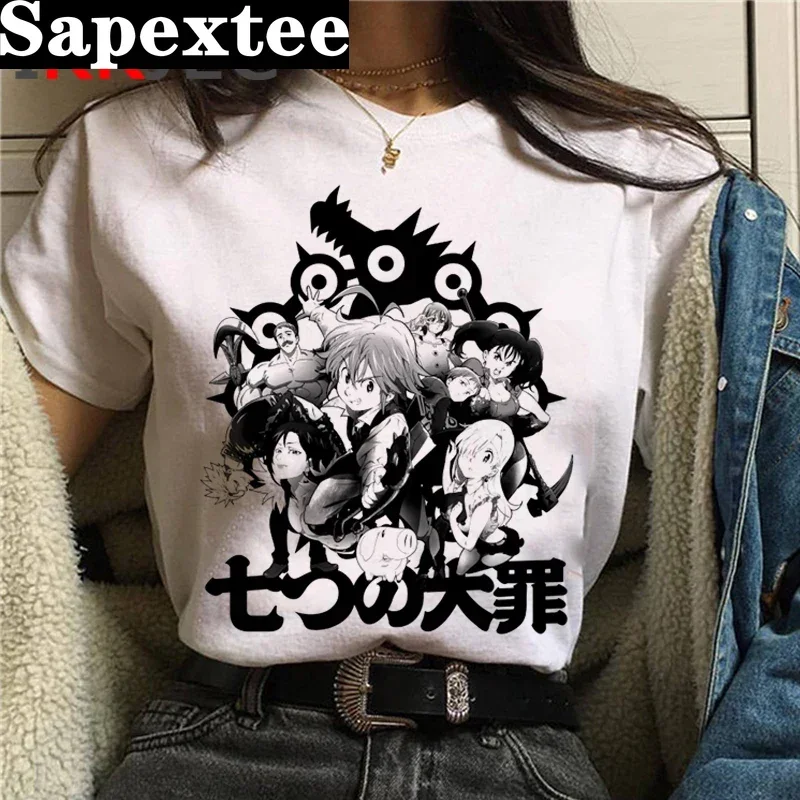 Death Note obietnicy Neverland Fullmetal alchemik siedem grzechów głównych koszulka koszulki mężczyzn grunge kawaii koszulki z nadrukami t-shirt