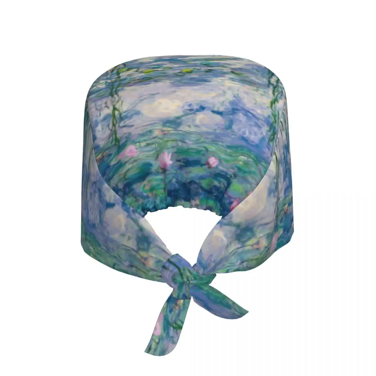 زنابق الماء كلود مونيه غرامة الفن فرك قبعة الجراحية فرك قبعات ممرضة قبعة طبية الفرنسية الرسام العمل الدعك قبعة للمستشفى