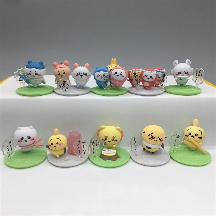 

Милая декоративная фигурка Чиикава для автомобиля, маленькая изысканная модель, серия игрушек в капсулах-сюрпризах (слепая коробка)