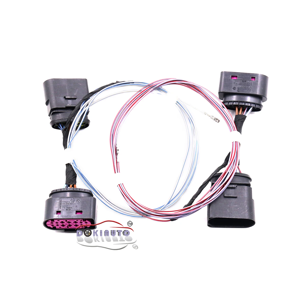 

Ксеноновая лампа HID, от 10 до 14 контактов, переходник, жгут проводов для VW Golf 6 MK6 VI R20