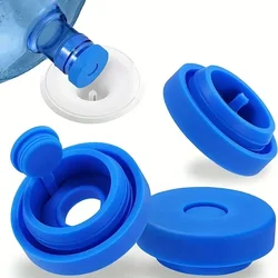 5pcs 5 Gallon Water Jug Lids Replacement Water Jug Caps, ReusableSilicone Leak Proof Jug Lid For 55mm Bottles