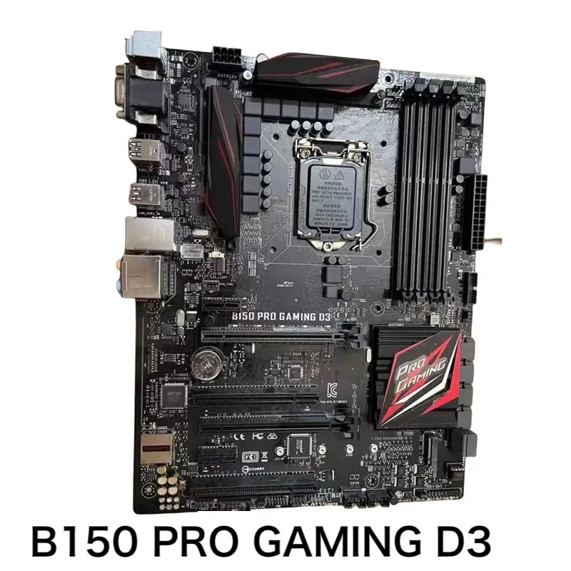 Dla ASUS B150 PRO płyta główna do gier D3 64GB LGA 1151 DDR4 ATX B150 100% testowana OK w pełni działa darmowa wysyłka