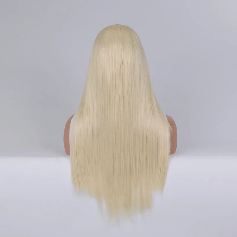 Lange gerade Cosplay-Perücke mit Mittelteil, Frau, Anime, Ombre, Hallowmas, Lolita, synthetische Perücke, rosa, rot, hitzebeständiges Haar – Detail 19