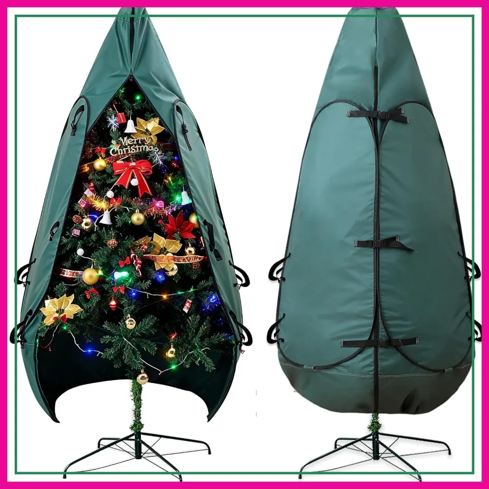 

Upright Christmas Tree Storage Bag 7.5 Ft, Fit for 6-7.5 Ft Trees, Christmas Tree Cover for Upright Storage