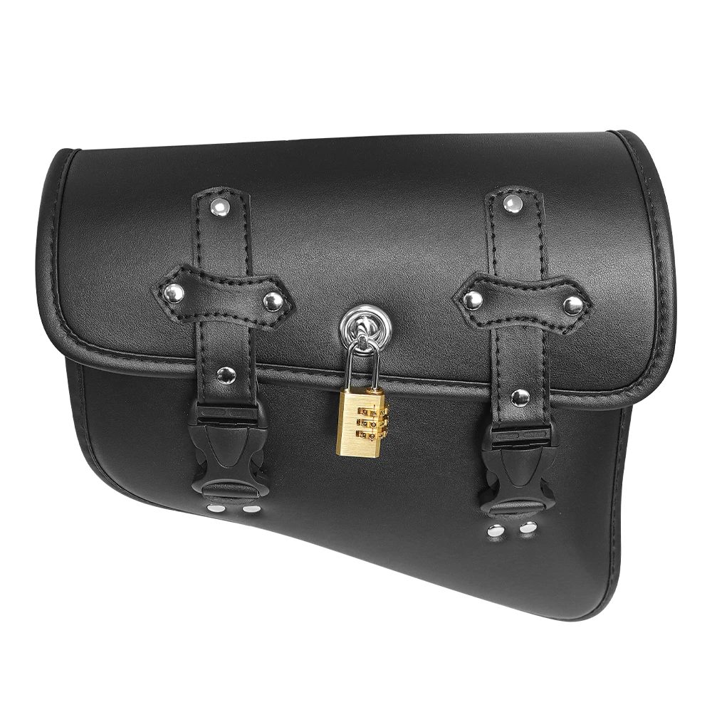 Universal Cruiser Prince Motorcycle For Harley Honda Lron 883 1200 48 Street Bob Low Rider S Fat Bob Side Bag Saddle Bag view 5