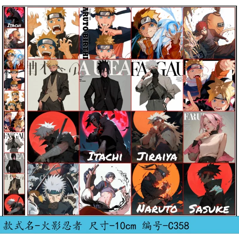 

Naruto Acrylic Keychain Material Backpack Pendant Accessories Handmade DIY Accessories Cartoons Uchiha Sasuke Itachi Kakashi