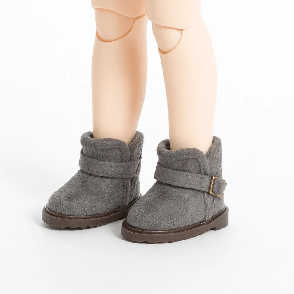 

1 Pair High-top 1/6 Bjd Doll Snow Boots Warm Solid Color 1/6 Bjd Doll Winter Shoes Casual Mini 20cm Doll Snow Boots 1/6 Bjd Doll