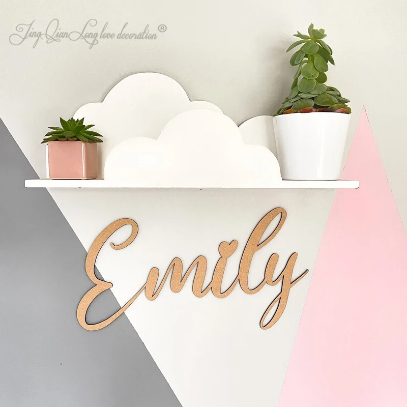 Custom Wood Sign for Nursery Decor, Sign with Letters, Baby Shower Decor, Family Name