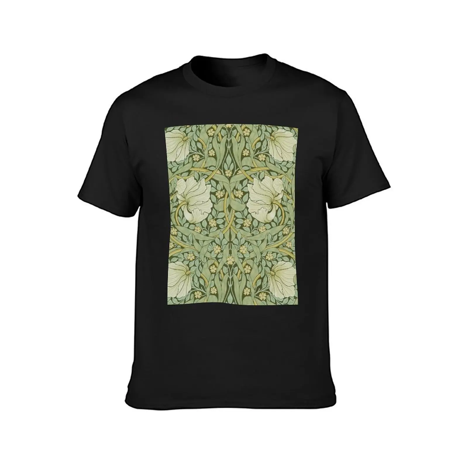 Exhibition Green William Morris Pimpernel T-Shirt Aesthetic clothing graphics mens graphic t-shirts pack