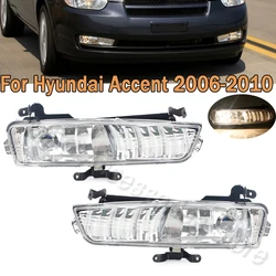 Fog Lamp Car Front Bumper Signal Light Fit For Hyundai Accent 2006 2007 2008 2009 2010 Fog Light Assembly For Car Foglamp