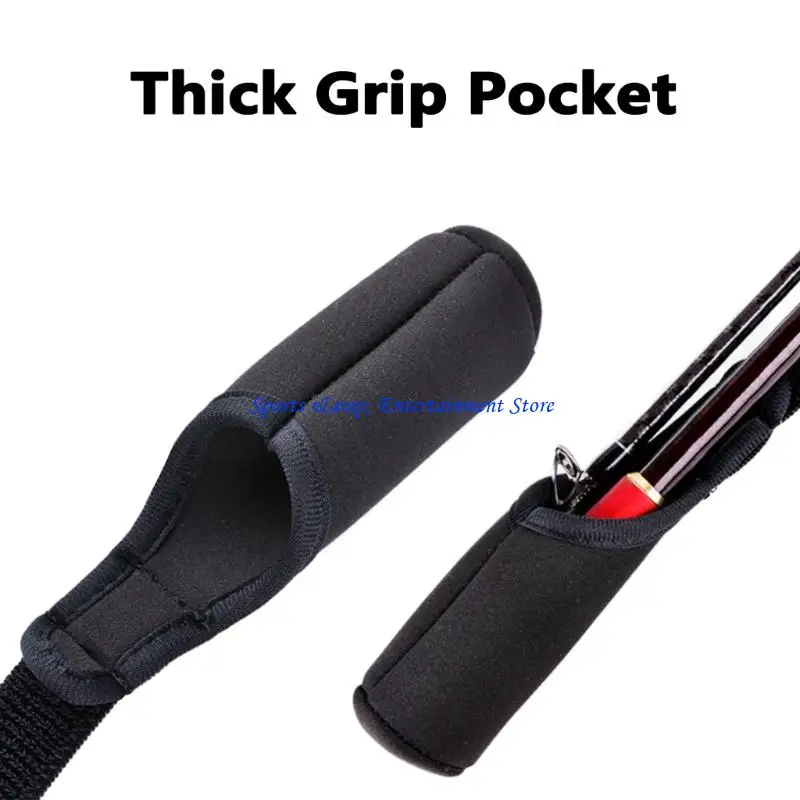 G7NF Flexible Fabric Fishing Sleeve with Adjustable Length for 58-170cm Rod Storage