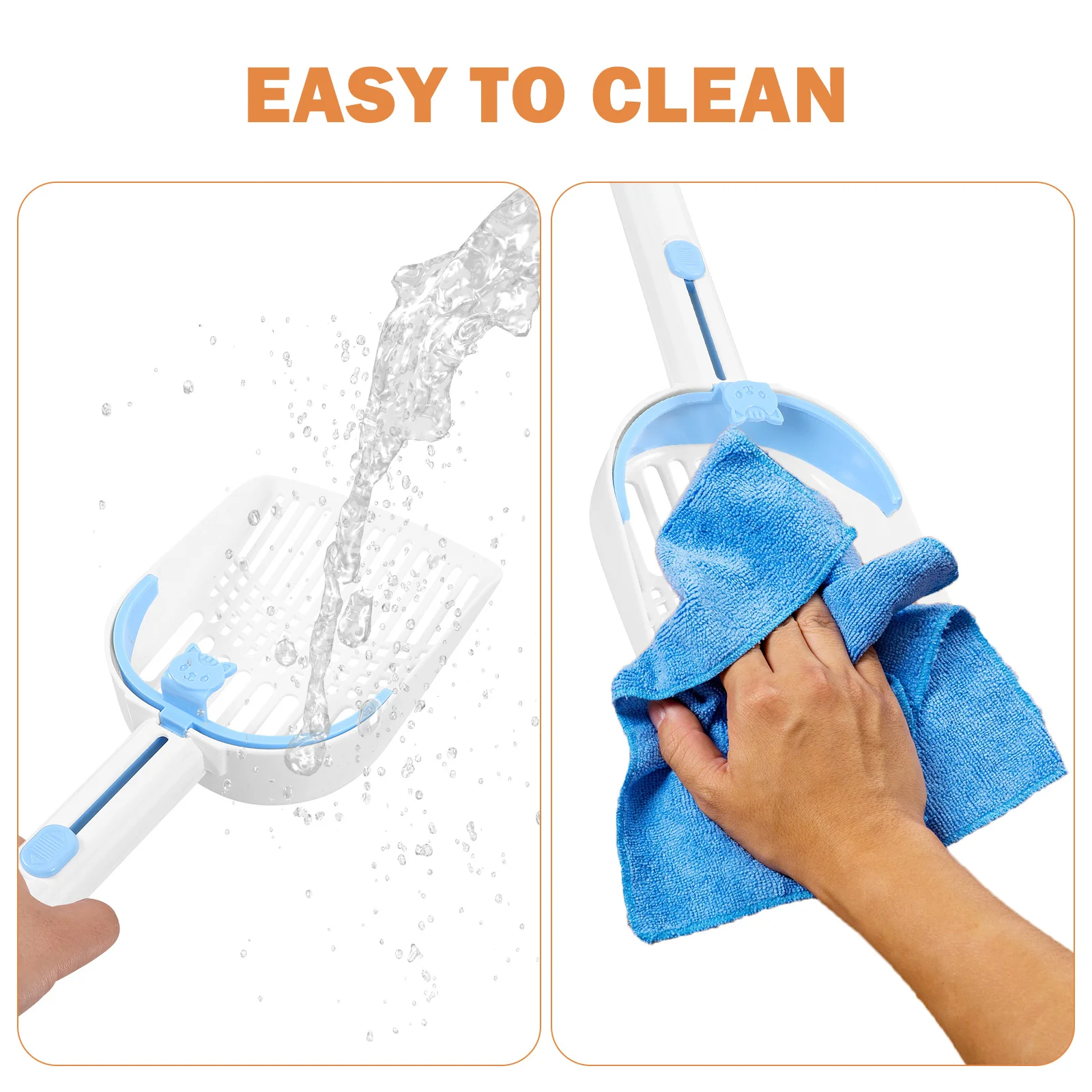 

Heavy Duty Cat Litter Scoop Strong Plastic Design for Effective Litter Separation and Fast Cleanup Ideal Home Pet Care Shovel