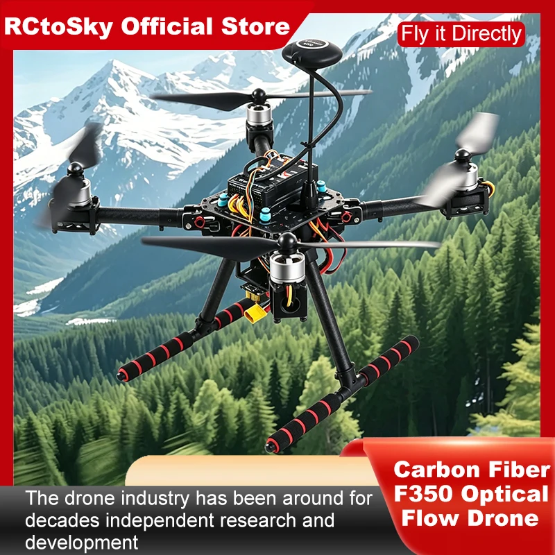 B-CUBE PIXHAWK2.4.8 Flight Control Carbon Fiber 350 Frame Kit Ardupilot Quadcopter BLHELI 30A 2212 Motor ESC Optical Flow