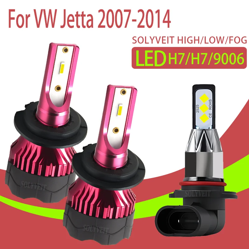 

Easy Fit Clear Night Vision waterproof H7 H7 9006 LED Headlight foglight For VW Jetta 2007 2008 2009 2010 2011 2012 2013 2014