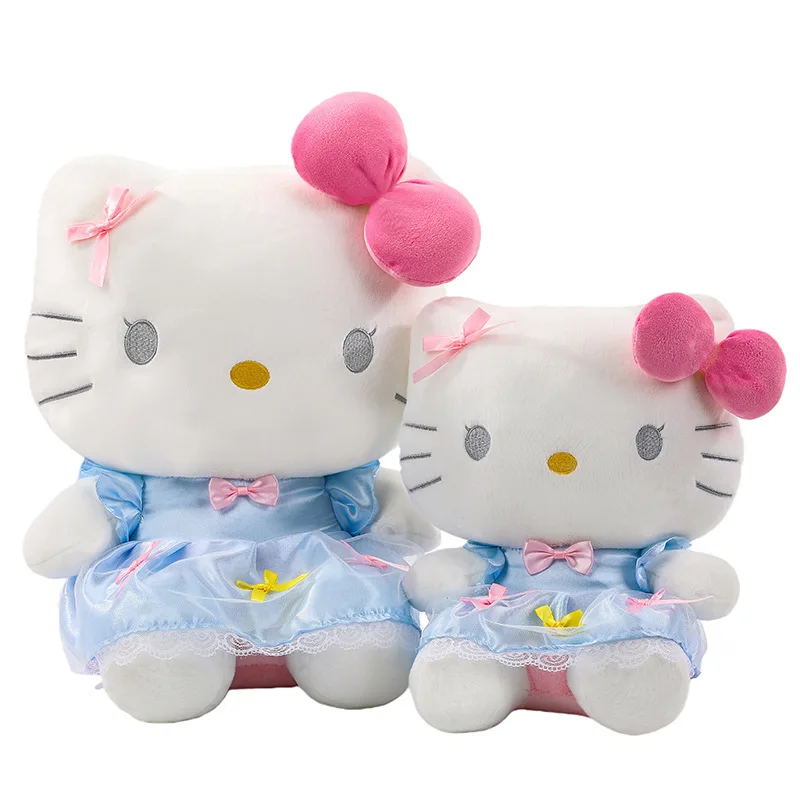 ตุ๊กตาซานริโอ้เฮลโลคิตตี้น่ารัก ตุ๊กตาเฮลโลคิตตี้นุ่มนิ่มสำหรับเด็ก ของขวัญวันเกิด ตุ๊กตาแฟนตาซีแลนด์นุ่มนิ่มกอดได้