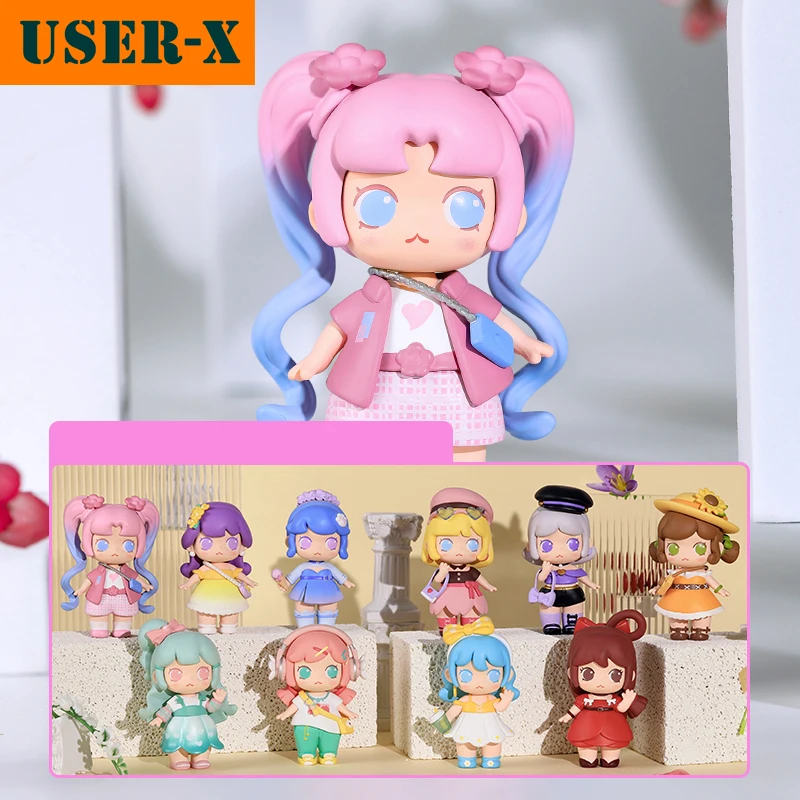 

USER-X Mini Girl Group Flower Girl Series Blind Box Doll Binary Birthday Gift Kid Story Toys Anime Action Figures