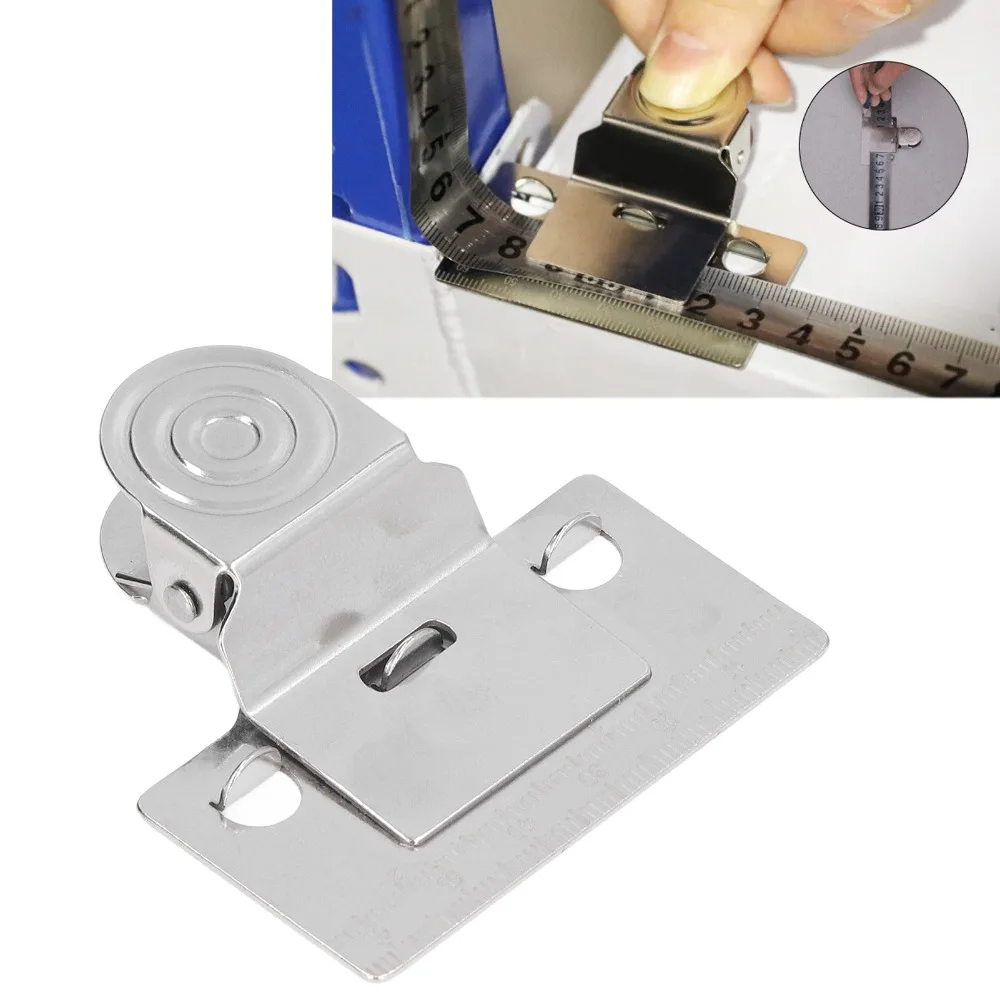 Stainless Steel Construction Measuring Tape Clip Tool For Curves and Surfaces Compact Design Corners Clamp Holder