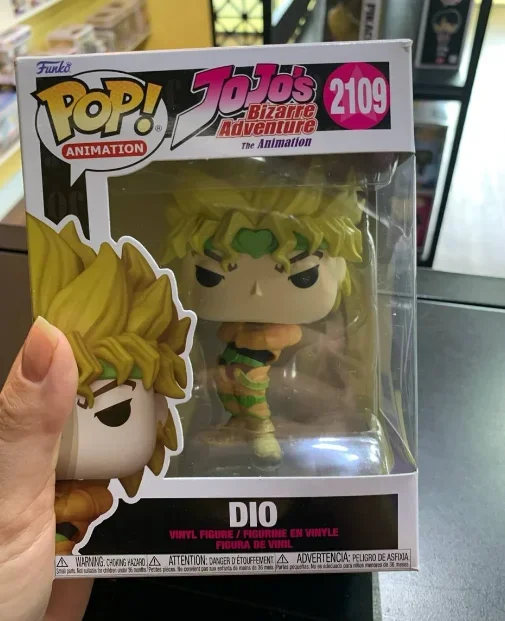 Funko Pop! 2026 Neue Animation Jojo's Bizarre Adventure Die Animation Dio # 2109 Vinyl-Actionfigur Modell Geburtstagsgeschenk Spielzeug