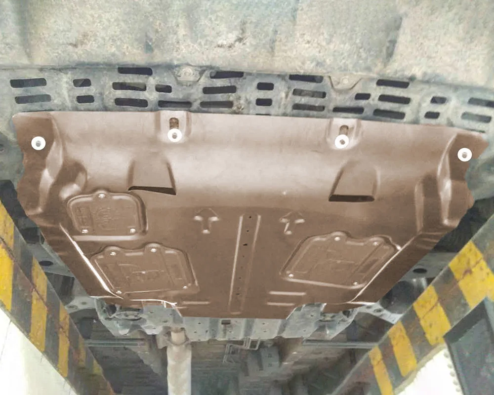 แผ่นกันโคลนใต้เครื่องยนต์คุณภาพสูง สีดำ สำหรับรถยนต์ BYD S6 ปี 2011-2014 เครื่องยนต์ 2.0L 2.4L