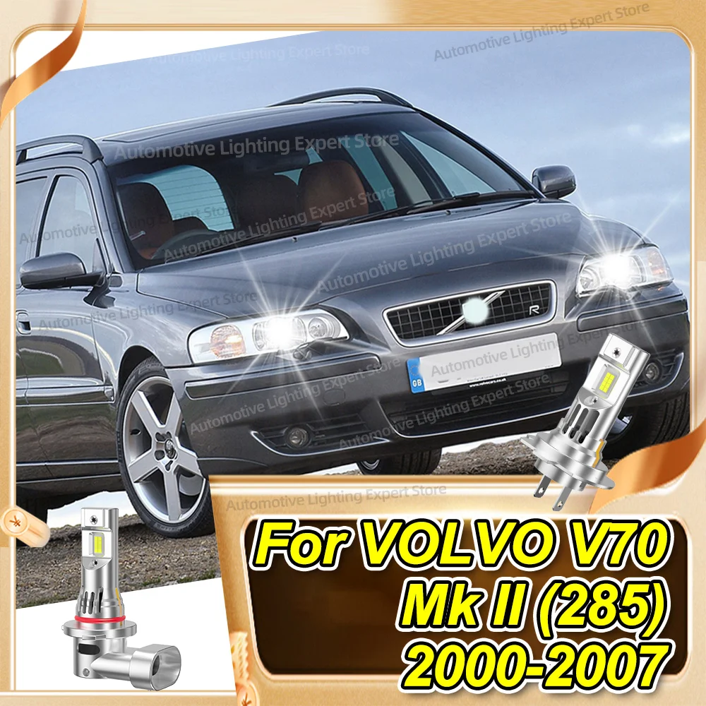 

2/4 шт. светодиодные лампы для фар 180 Вт с турбовентилятором, автомобильная лампа для VOLVO V70 Mk II 285 2000-2007 2003 2004 2005 2006