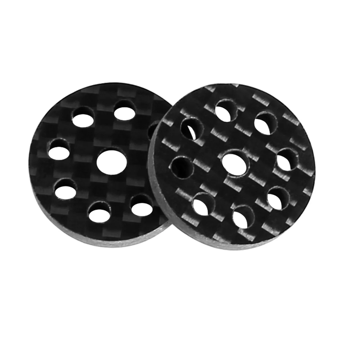 BAAA-2 шт. хвостовое крыло из углеродного волокна, винтовая шайба M3 для 1/8 1/10 RC Off Road Truck Racing, детали для обновления радиоуправляемого автомобиля, аксессуары