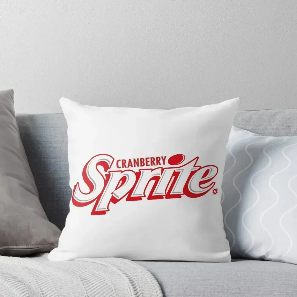 Sprite Cranberry Throw Pillow christmas ornaments 2025 Decorative pillowcase pillow