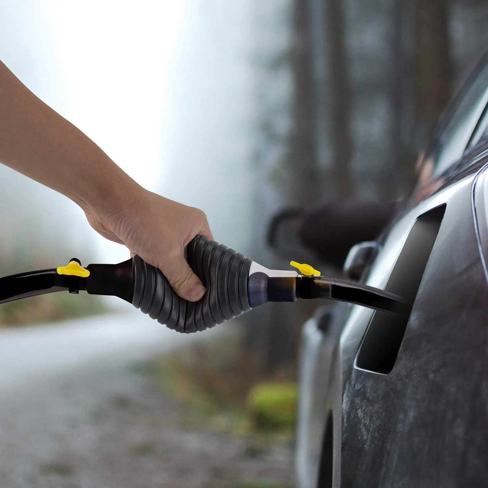 

2 шт. 2 м сифонный ручной насос с высоким расходом портативный ручной автомобильный насос для перекачки топлива