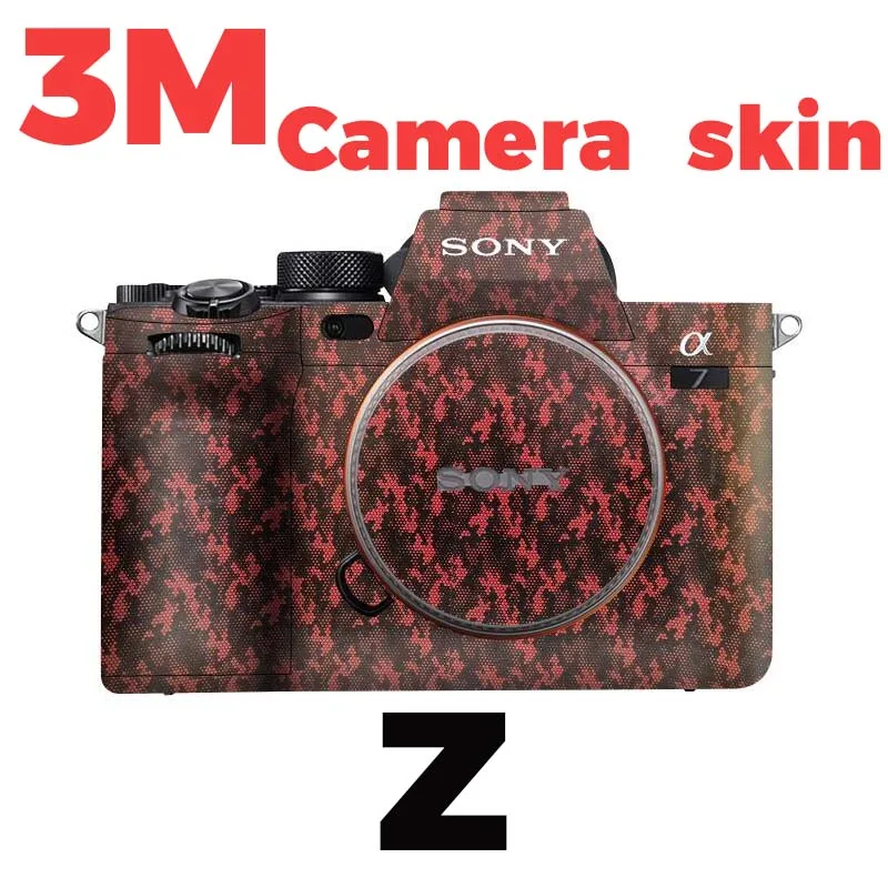 Kamera skóry nadaje się do SONY A7M3 A7M4 A7C A7R4 A1A7R2 A7R3 FX3 A6100 A6400 ZV1 ZVE10 A6500 A7S3 ochronna Film 3M