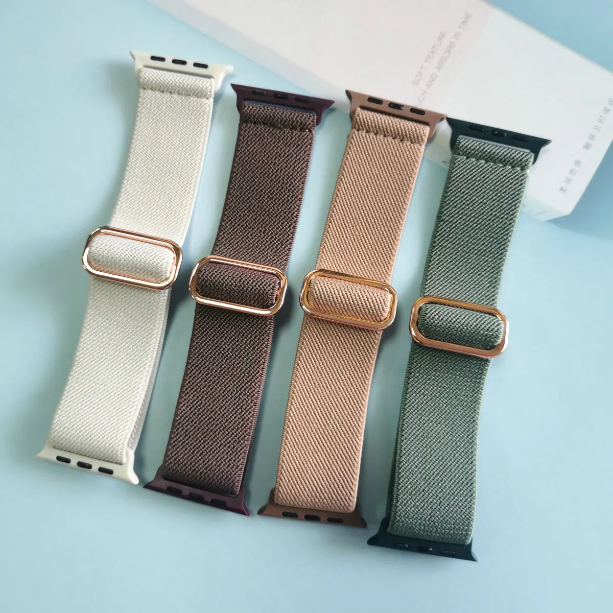 For Apple watch Band 45mm 44mm 42mm 49mm 38mm 40mm 41mm Nylon Watchband Bracelets for Iwatch Series 9 8 7 6 5 4 Band