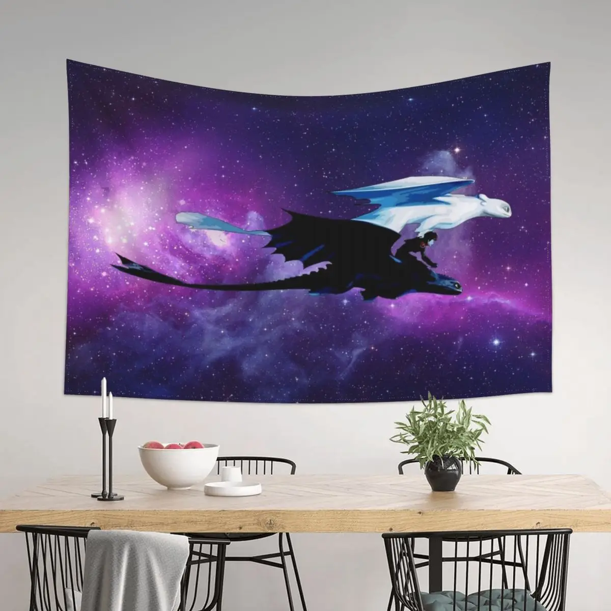 

Dragon Galaxy Vector Art Tapestry Decorations For Room Carpet Wall Aesthetic Decoration Decoration Bedroom Tapestry