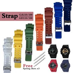 Silikon Strap Für Casio G Shock GA110 GA100 GD100 GD110 Armband Ga110 Bnb Ga-100 Ga300 Dw5600 6900 Durable Gürtel Uhr correa