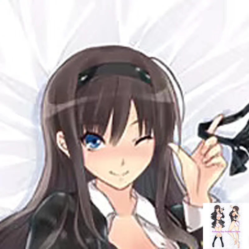 

Dakimakura Anime Pillow Cover Haruka Morishima Double Sided Print Life-size Body Decoration
