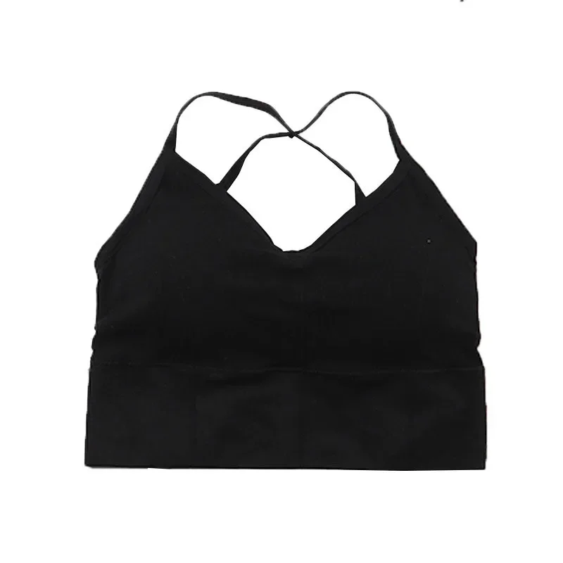 Women Cross Strap Sports Bra Top Women Push Up Sport Bra Yoga Gym Crop Top Brassiere Fitness Top Sport Bra Breathable Bras