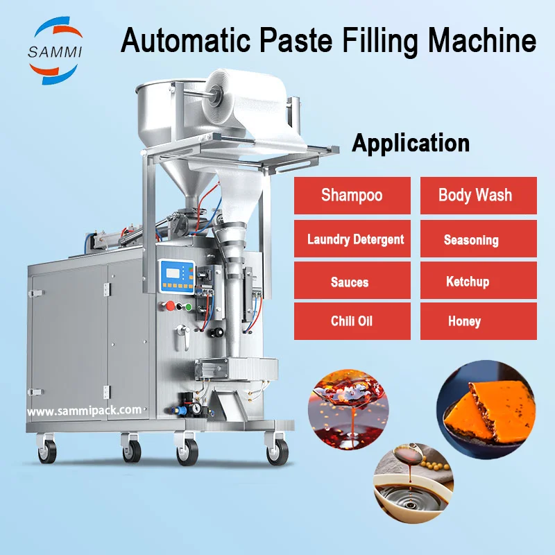 Máquina envasadora automática de llenado de salsa de chile y dulces, precio al por mayor de fábrica, alta rendimiento