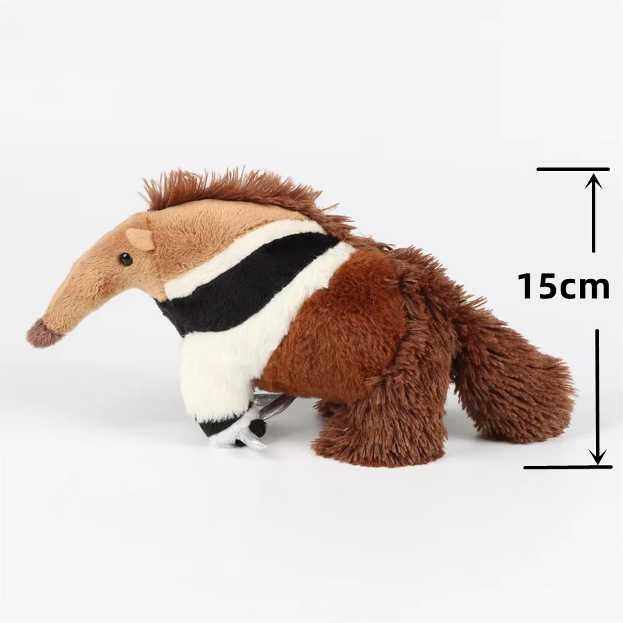 Realistic Anteater High Fidelity Cute Plushie Tamandua Plush Toys Lifelike Animals Simulation Stuffed Doll Kawai Toy Gifts Kid