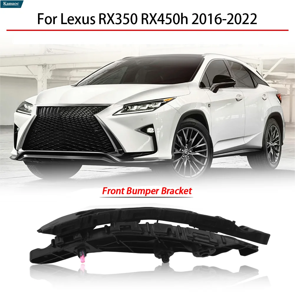 

Кронштейн переднего бампера, левая и правая пара, замена OEM, прочная сталь для Lexus RX350 RX450h 2016-2022