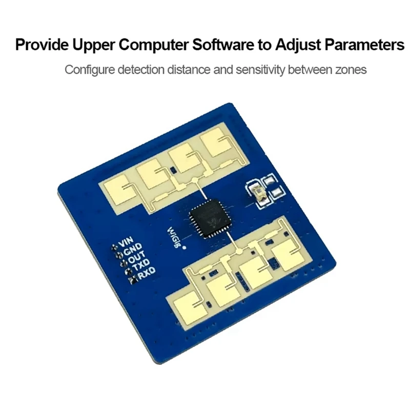 New LD2411S Smart Home 5V 50Ma High Performance 24Ghz Motion / Mini Motion Human Sensing Distance Sensor Module